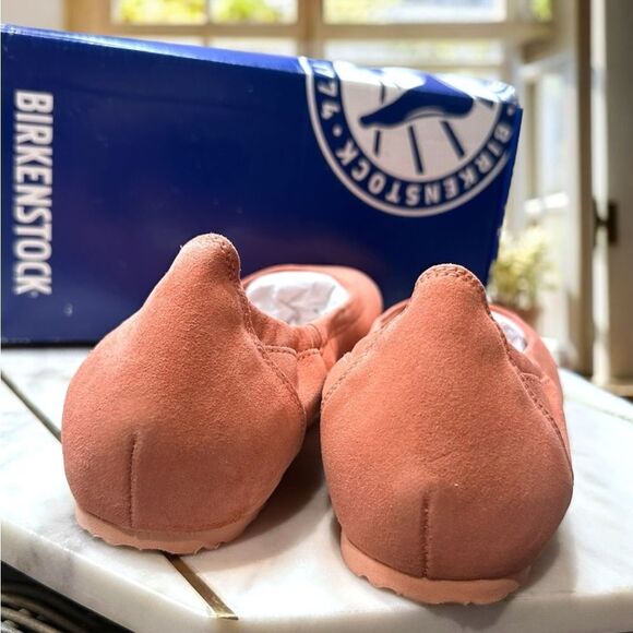 BIRKENSTOCK Celina II Leather Suede Slip-on Ballet Flat Size 37 - Picture 10 of 14